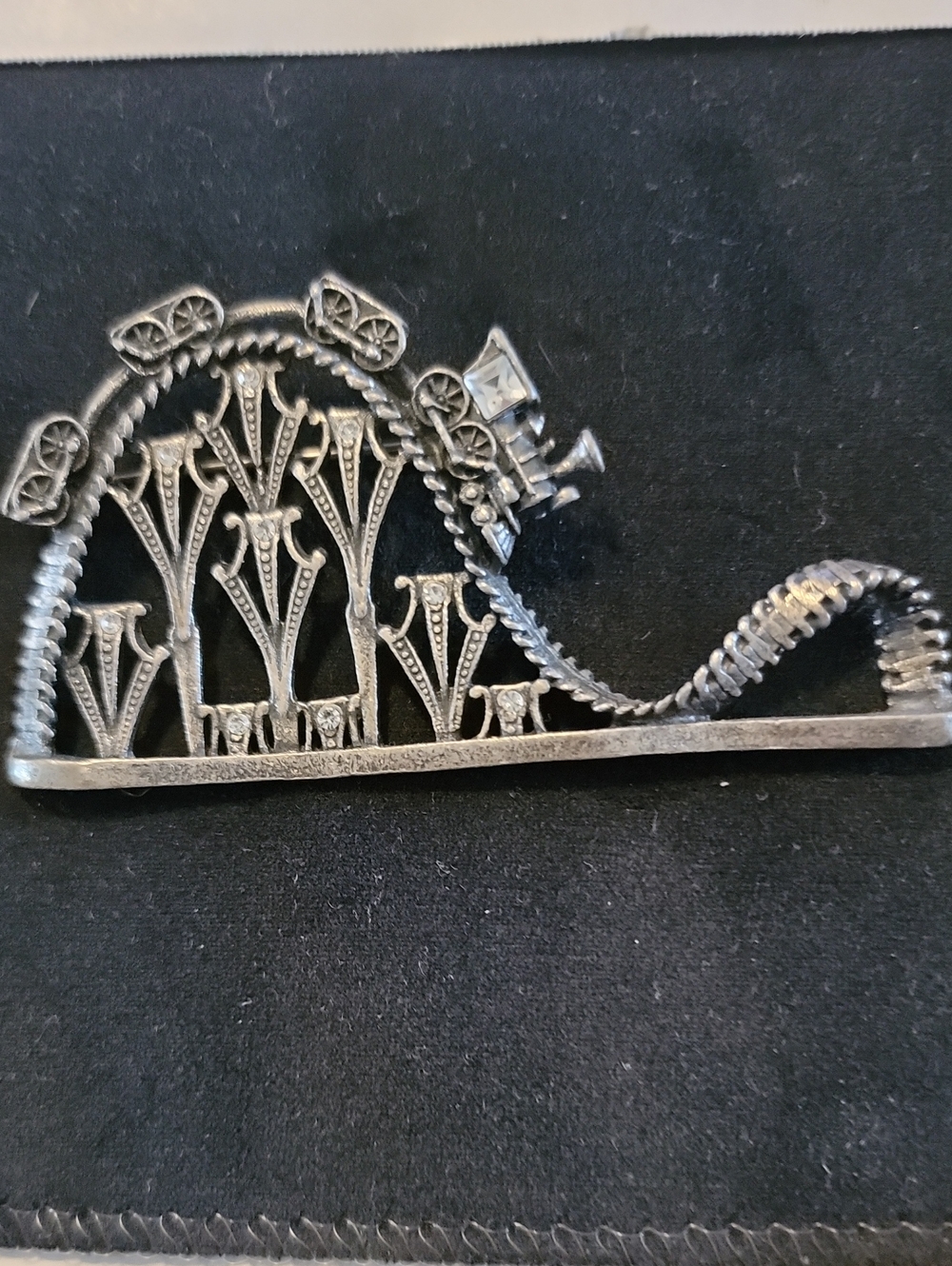 Vintage Roller Coaster Brooch